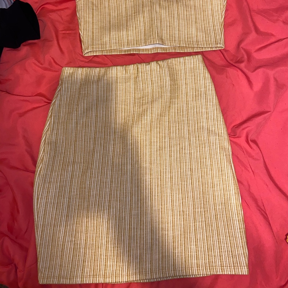 Yellow two piece